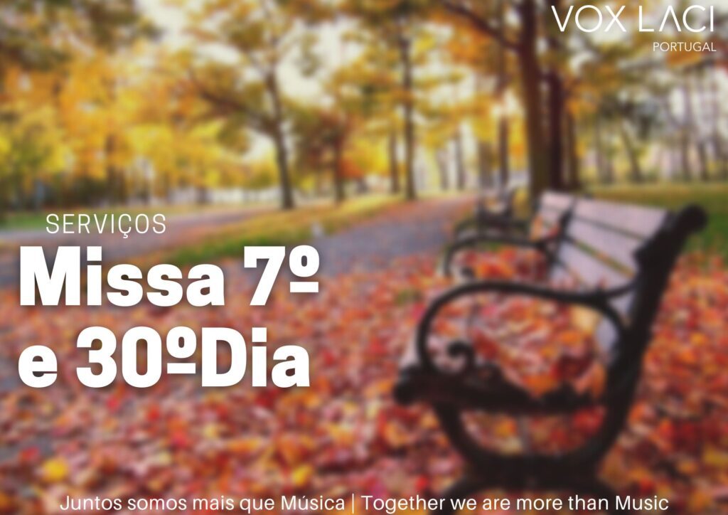 Coro VoxLaci em missa de sufrágio — música coral para homenagens em Lisboa e Cascais