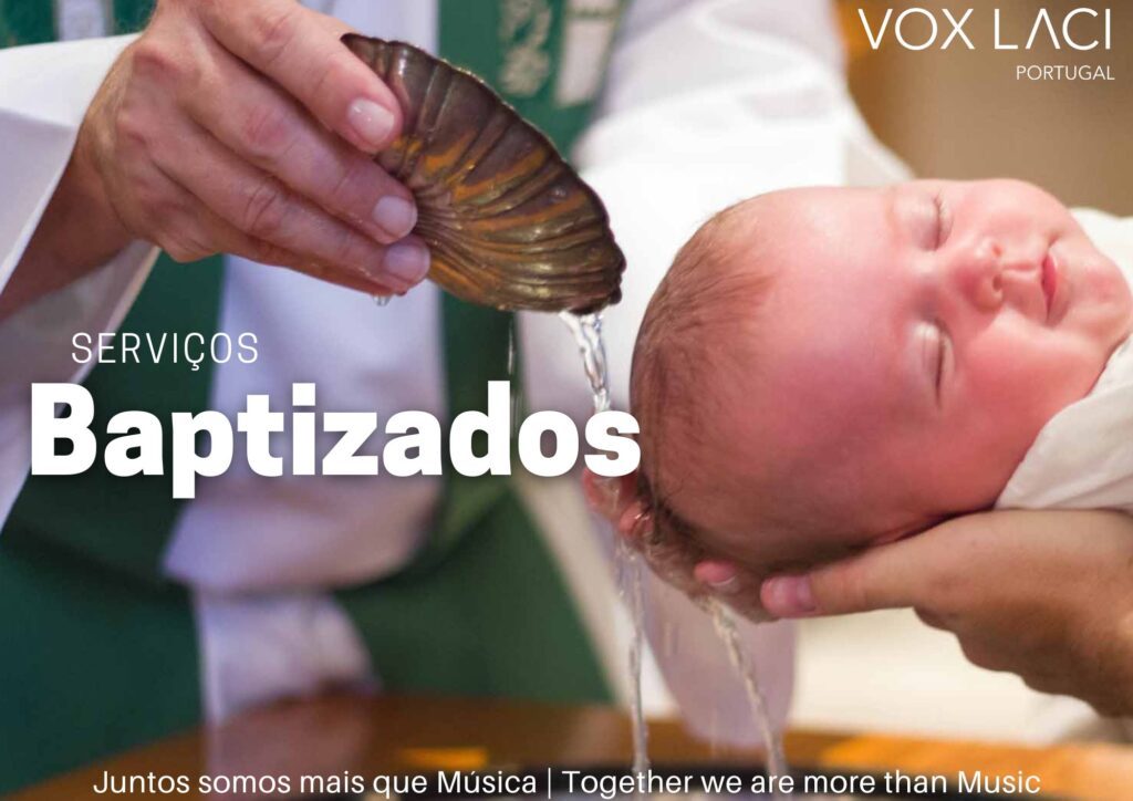 Coro VoxLaci a cantar num baptizado — música coral para cerimónias em Lisboa e Cascais